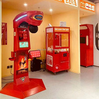 Machine de boxe commerciale personnalisée ODM à monnayeur, équipement de divertissement pour lieux de loisirs, vente en gros
