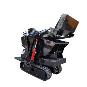 Mini-<span class=keywords><strong>dumper</strong></span> sur chenilles de 1 tonne, spécifications personnalisées, pour le transport sur chantier - Product Image 2