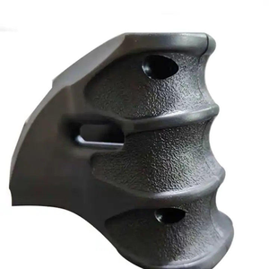 Empuñadura Táctica de Nylon MWG para Cargador, Soporte Antideslizante para Cargador, Empuñadura para Cargador con Orificios y Ranuras para Dedos, Negro y Bronceado - Product Image 2