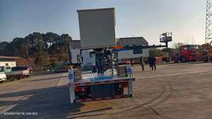 Camión de trabajo aéreo Isuzu 4X2 equipado con plataforma de trabajo en altura de 20 metros, camión AWP - Product Image 6