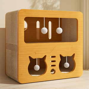 Facile à assembler Poteau à gratter durable et robuste pour chat Lit pour chat confortable pour chat d'intérieur - Product Image 1