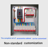Boîte de distribution complète Delixi personnalisée, disjoncteur MCCB LE 4P 100A, 415V 8KV, boîte de distribution de disjoncteurs électriques