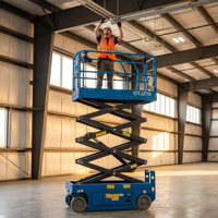 Plateforme élévatrice mobile mini-ciseaux certifiée CE 4m/6m/8m/14m, nacelle élévatrice électrique pour travaux en hauteur