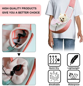 Free sample Wholesale Small <b>Dog</b> & Cat Sling <b>Carrier</b> Convenient Storage Pocket Pet <b>Backpack</b> with Extra Pocket Animal Pattern - Product Image 5