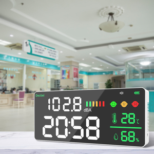 Dienmern Dm165a Sonomètre numérique Horloge 30~130dba Détecteur de niveau sonore avec affichage LED Utilisation de la machine - Product Image 5