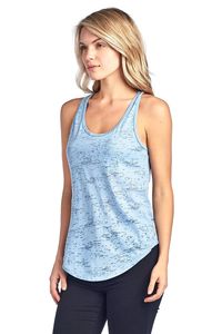 ZY新着女性レーサーバックワークアウトジムアクティブウェアスポーツフィットネスバーンアウトタンクトップ - Product Image 4