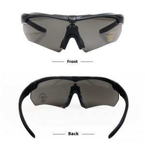 Lunettes <span class=keywords><strong>de</strong></span> <span class=keywords><strong>sécurité</strong></span> tactiques <span class=keywords><strong>de</strong></span> sport <span class=keywords><strong>de</strong></span> plein air Suntech LP4017 pour hommes et femmes, protection UV400, matériau PC, résistantes aux chocs, lunettes anti-vent et anti-sable - Product Image 3