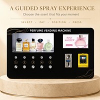 Distributeur de parfums multilingue, distributeur de parfums international pour aéroport, hôtel