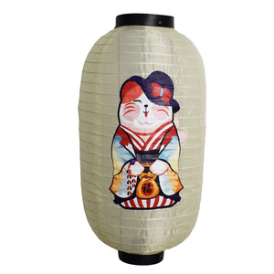 Linterna de decoración SuShi de estilo japonés, linterna colgante de gato de la suerte para restaurante - Product Image 3
