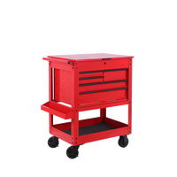 Chariot à outils robuste DM avec roues, coffre à outils à 5 tiroirs, logo personnalisé, grande capacité