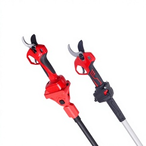 Élagueuse électrique à long manche pour branches hautes et <span class=keywords><strong>cueillette</strong></span> <span class=keywords><strong>de</strong></span> <span class=keywords><strong>fruits</strong></span>, avec cisailles <span class=keywords><strong>de</strong></span> coupe nette et ciseaux <span class=keywords><strong>d</strong></span>'élagage - Product Image 1