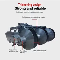 Máquina de monopolio para surcar cultivos, máquina de zanjas para plantar vegetales, constructor de crestas suspendido por tractor