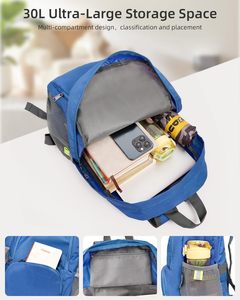 Sac à dos de sport pour homme avec logo personnalisé, sac de voyage imperméable et grande capacité, échantillon gratuit - Product Image 4