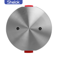 Shelok Medidor de flujo de engranaje ovalado digital de betún de asfalto de alta temperatura de alta viscosidad Medidor de flujo volumétrico