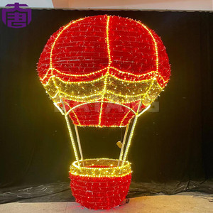 Lampes décoratives LED étanches IP65 en forme de montgolfière pour festivals en plein air, fêtes et célébrations hivernales - Product Image 2