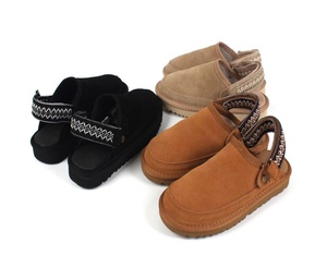 Chaussures d'intérieur en fourrure pour femmes, <span class=keywords><strong>style</strong></span> ethnique, pour Uggs, hiver, nouvelles bottes de neige confortables et luxueuses - Product Image 3