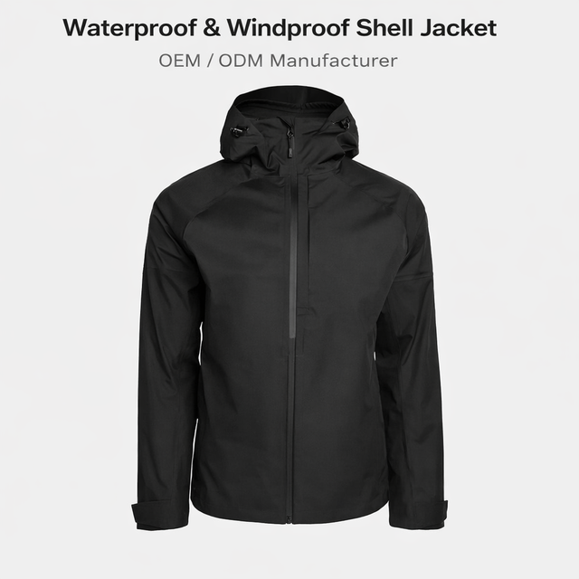 Men's Waterproof Windproof Hooded Outdoor Jacket
