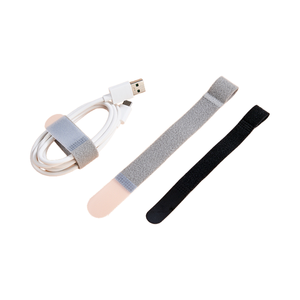 Fascette per cavi autoadesive a doppio lato a gancio e anello tipo P ecologiche e adatte alla pelle per cavi di alimentazione dati - Product Image 4