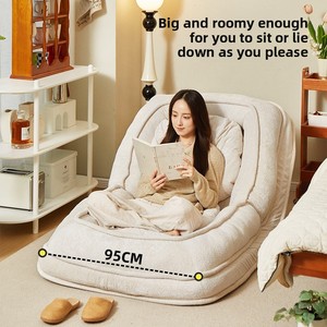 Cama Reclinable Plegable Minimalista Moderna, para Dormir, Balcón, Tatami, Dormitorio Individual, Desmontable, Lavable, Sin Ensamblaje JM- - Product Image 3