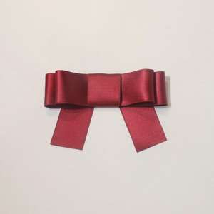 Accessoires de cheveux pour femmes, mode française, en tissu satin de soie, avec grand nœud en ruban, pinces à cheveux à ressort - Product Image 5