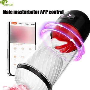 Godemichet électrique vibrant pour homme avec contrôle par application, en TPE, fréquence automatique réglable, jouet sexuel - Product Image 1