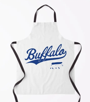Nouvel Tablier Buffalo Mafia Bleu – Cadeau pour Fans de Football Américain et de Rugby – Fierté de Philadelphie et de Buffalo – Articles de Cuisine Personnalisables avec Logo, Texte et Motif