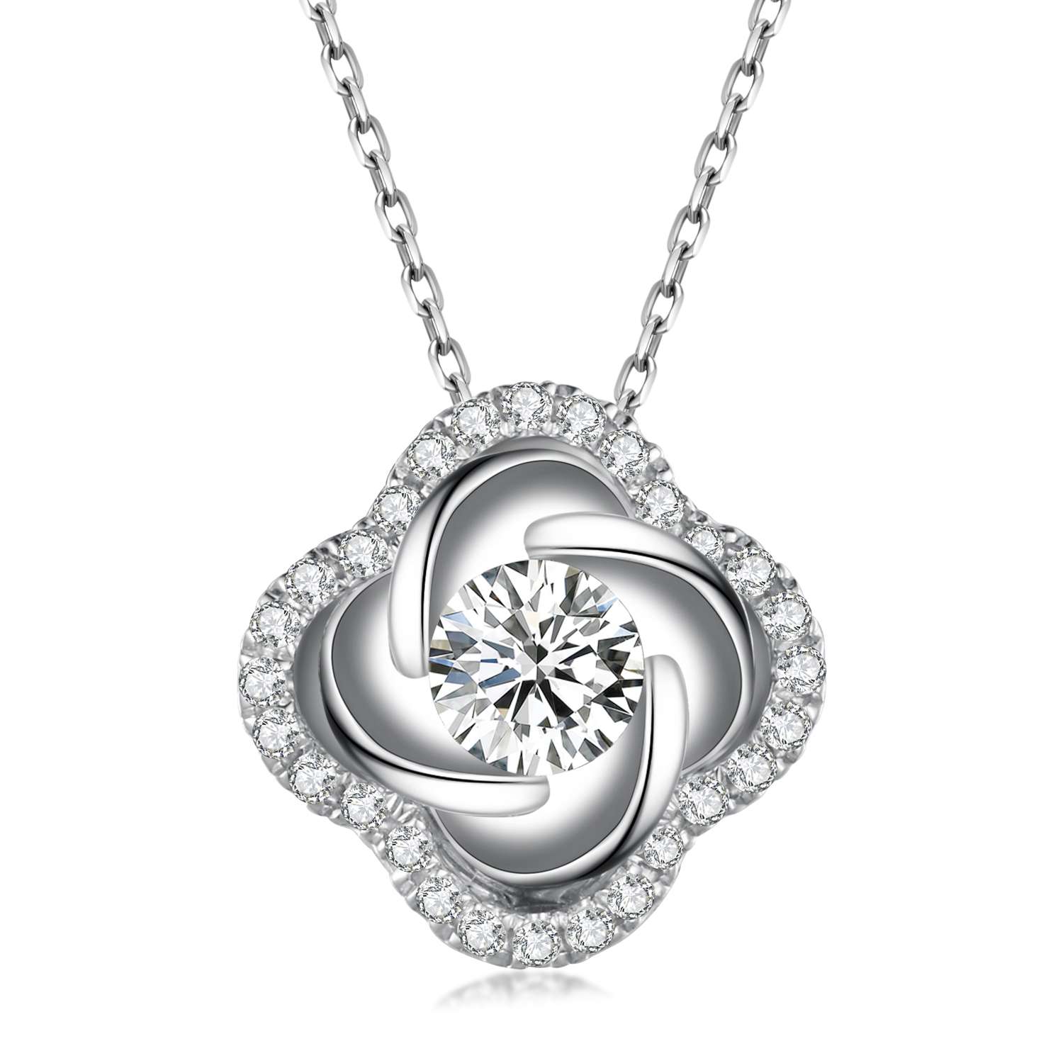 18K White Gold