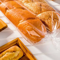 BPB emballage alimentaire en plastique BOPP CPP guichet sac à pain avec logo personnalisé sacs en cellophane sac micro perforé