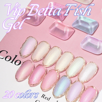 ICE NOVA VIP Vernis Gel Effet Poisson Betta Populaire Haute Brillance Couleurs Personnalisées Effet Bijou Gel Épais Non Toxique Vernis à Ongles Effet Glaçage