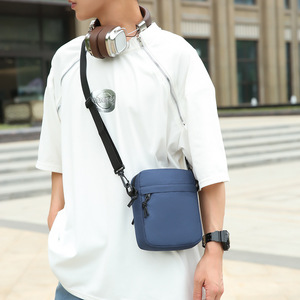 Bolso Cruzado <span class=keywords><strong>para</strong></span> <span class=keywords><strong>Hombre</strong></span>, Tendencias Urbanas, Plegable, Portátil, Casual, Nuevo 2024, Combinable con Todo, Mochila Pequeña - Product Image 2