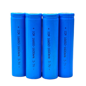 แบตเตอรี่ลิเธียมไอออนแบบชาร์จได้ 16650 3.7V ความจุ 1600mAh เซลล์ประสิทธิภาพสูง - Product Image 3