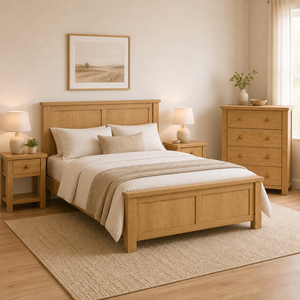 King Size Latest Design Home Furniture Furniture Queen Wood Bed <b>Frame</b> Luxury Bedroom Set Upholstered Bed Vietnam - Product Image 2