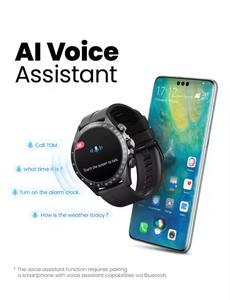 Hot toàn cầu haylou năng lượng Mặt Trời Pro Smartwatch 1.43 "AMOLED BT cuộc gọi điện thoại trợ lý giọng nói đa cấp độ dẻo dai haylou LS18 đồng hồ - Product Image 4