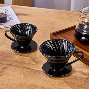 Ceramic Pour Over Coffee <strong>Dripper</strong> <strong>V60</strong> Style Reusable Filter Cone for Drip Coffee Maker Home Office Gift - Product Image 5