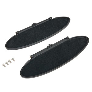 Cache-miroir de courtoisie Porsche 99670142102 en plastique noir, accessoire de pare-soleil et rétroviseur - Product Image 5