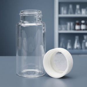 20mL Clear <b>Glass</b> Scintillation <b>Vial</b> Screw Cap Sample Bottle for Headspace Analysis Lab Use - Product Image 3