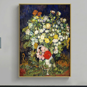 Vincent <span class=keywords><strong>Van</strong></span> <span class=keywords><strong>Gogh</strong></span> fleur toile peinture à l'huile, affiche photo décor mural maison peinture à l'huile sur toile affiches et impressions Art P - Product Image 2