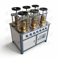 Aparato Automático para Prueba de Permeabilidad al Agua del Hormigón - Probador Autosellante de 6 Estaciones, Presión de 2MPa, Cumple con EN12390-8 e ISO 7031