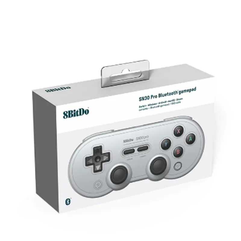 Nintendo anahtarı Android denetleyicisi için 8Bitdo Joystick Joystick kablosuz BT oyun denetleyicisi SN30 Pro GamePad