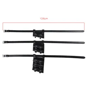 Medieval Sword Holder PU Leather Sword Belt Waist Sheath Adult Men Knight Battle Weapon Rapier Ring Belt Strap Holster