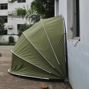Tente de polyester imperméable à <span class=keywords><strong>la</strong></span> pluie <span class=keywords><strong>d</strong></span>'auvent de poussière carré multifonctionnel extérieur portatif pour le stockage de moto de vélo pour <span class=keywords><strong>la</strong></span> buanderie - Product Image 5