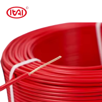Großhandel 1,0mm/2,5mm 750V Einadriges Massivkupfer PVC-Isoliertes Rot/Schwarz/Gelb Elektrokabel 100m für Hausbau