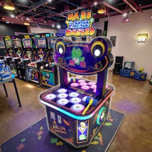 Simulador de entretenimiento <span class=keywords><strong>AMA</strong></span>, máquina de juego de Arcade que funciona con monedas, martillo de Rana Loca, español, japonés con plástico metálico - Product Image 3