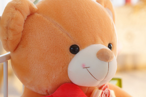 Orsacchiotto di Peluche con Rosa all'Ingrosso Miglior Regalo per San Valentino Orsacchiotto <span class=keywords><strong>che</strong></span> Abbraccia una Rosa Giocattolo di Peluche Personalizzabile in Dimensioni e Colore - Product Image 3
