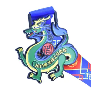 Fabricante personalizado liga de zinco medalha medalha de vencedor do ponto molde olheiro dragon boat festival medalha