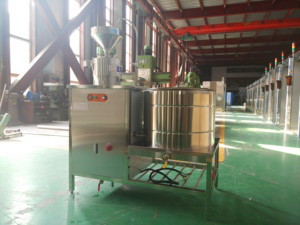 Máquina pequeña de tofu y leche de soja para cocinar y moler cuajada de frijol para la preparación de alimentos, nueva máquina de tofu y cocción de cuajada de frijol para preparación de alimentos - Product Image 5