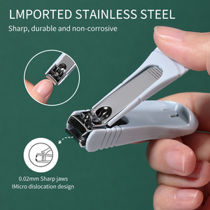 Lmltop OEM Thân Thiện Với Da Chết Ngã Ba Móng Tay Tập Tin Móng Tay Sắc Nét Cắt Thiết Lập 3036 Kết Hợp Thuận Tiện An Toàn 3Pcs Làm Móng Bộ - Product Image 2