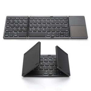 Portable Wireless Bluetooth Keyboard Touchpad Full Size Foldable Design for Multi-Device Multi-System Travel Use New Product - Product Image 1