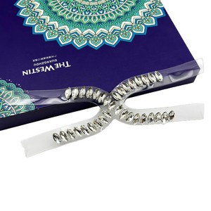 Clip <span class=keywords><strong>Decorative</strong></span> Multi-Elemento in TPU per Scarpe da Donna, Sandali da Lavoro e Ciabatte con Strass e Applicazioni Brillanti - Product Image 2