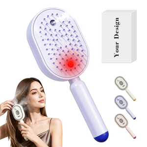 Cepillo Desenredante 0728 Antifrizz con Pulverizador Inalámbrico, Vibración de Alta Frecuencia, Portátil, con Agua - Product Image 1